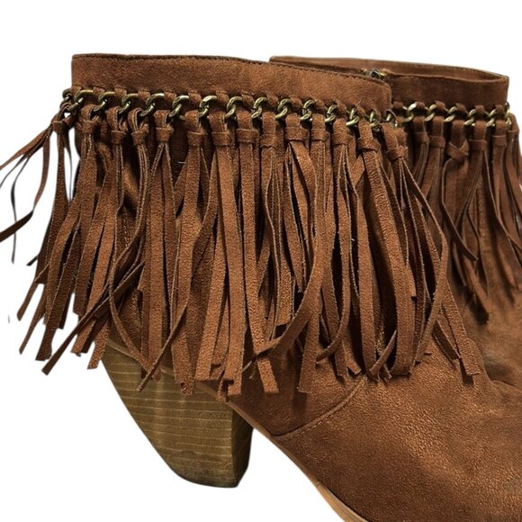 Not Rated Ankle Boots Brown Size 10 - Picture 5 of 10